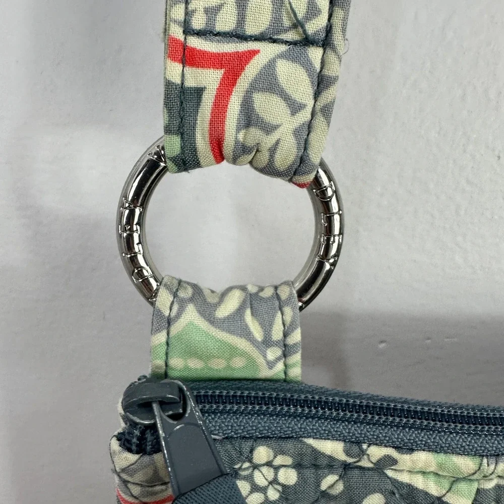 Vera Bradley Floral Crossbody Bag Adjustable Strap Travel Zip‎ Pocket Purse